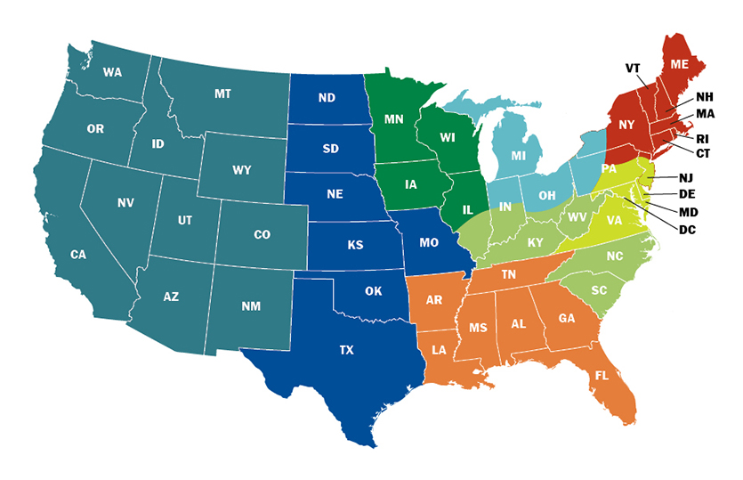 Outside Sales Map